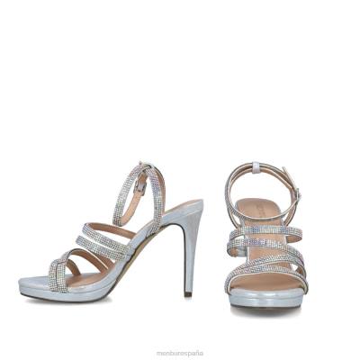 Menbur mujer cisne 204L2696 sandalias plata