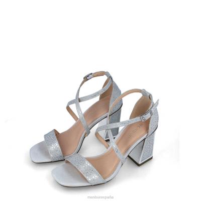 Menbur mujer columba 204L2582 sandalias plata