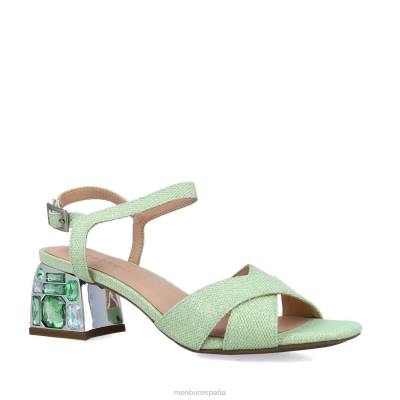 Menbur mujer corona boreal 204L2665 sandalias verde