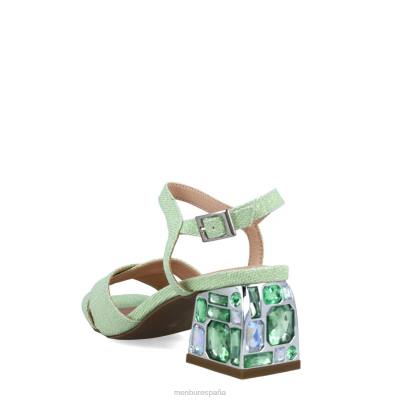 Menbur mujer corona boreal 204L2665 sandalias verde