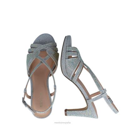 Menbur mujer corvo 204L2741 sandalias plata