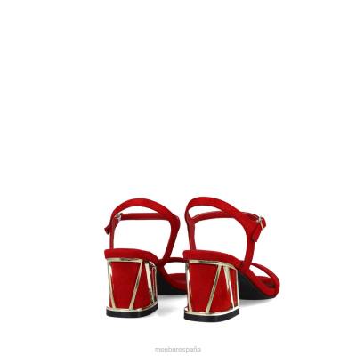 Menbur mujer ecuuleus 204L117 sandalias rojo