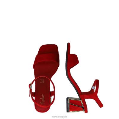 Menbur mujer ecuuleus 204L117 sandalias rojo