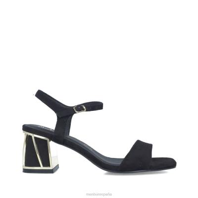 Menbur mujer ecuuleus 204L2801 sandalias negro