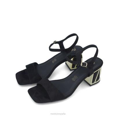 Menbur mujer ecuuleus 204L2801 sandalias negro