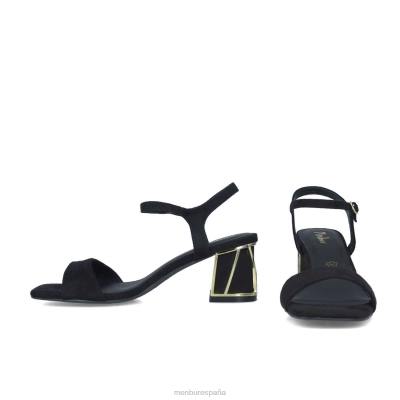 Menbur mujer ecuuleus 204L2801 sandalias negro