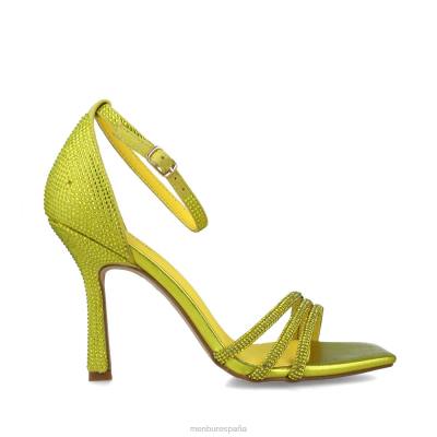 Menbur mujer león menor 204L2728 sandalias amarillo