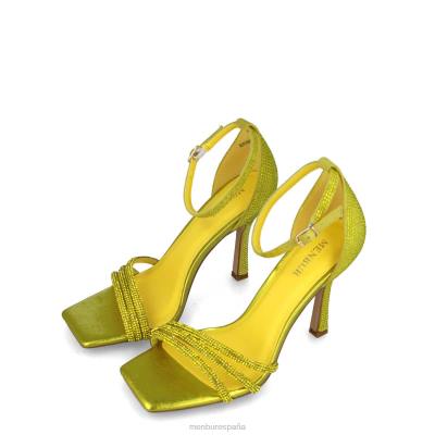 Menbur mujer león menor 204L2728 sandalias amarillo