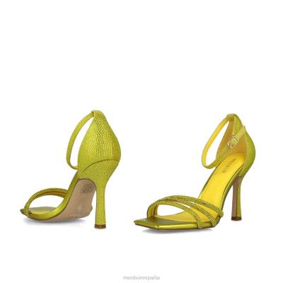 Menbur mujer león menor 204L2728 sandalias amarillo