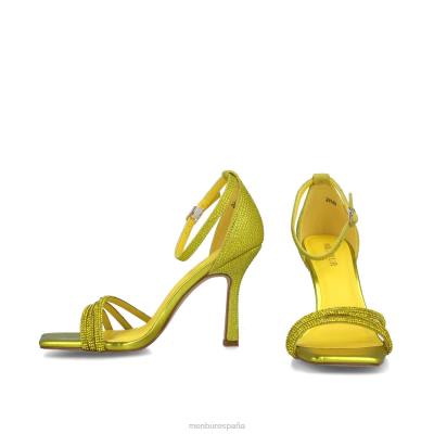 Menbur mujer león menor 204L2728 sandalias amarillo