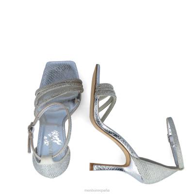 Menbur mujer lepus 204L2734 sandalias plata