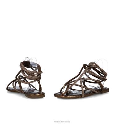 Menbur mujer lepus 204L2923 sandalias bronce