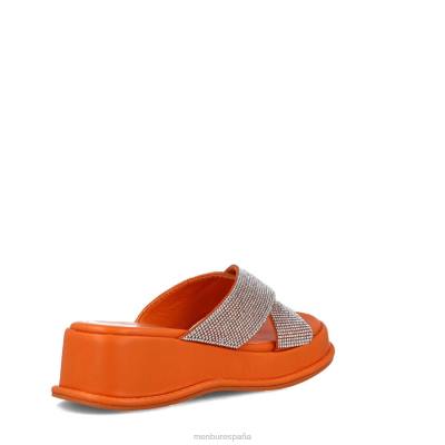 Menbur mujer lince 204L2931 sandalias naranja