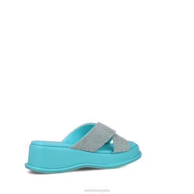 Menbur mujer lince 204L2933 sandalias azul medio