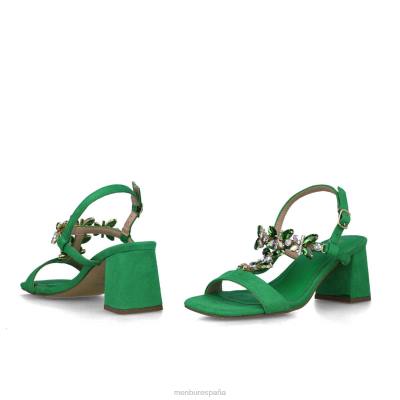 Menbur mujer mensae 204L2898 sandalias verde