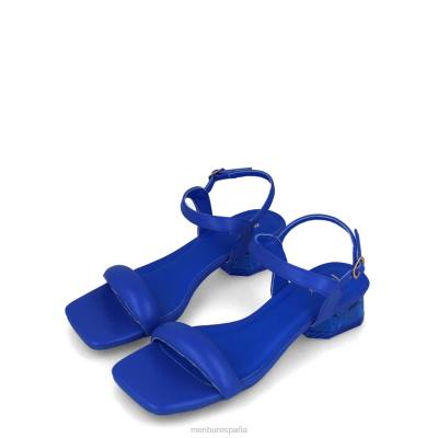 Menbur mujer microscopio 204L2829 sandalias azul medio