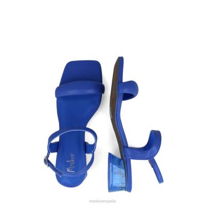 Menbur mujer microscopio 204L2829 sandalias azul medio