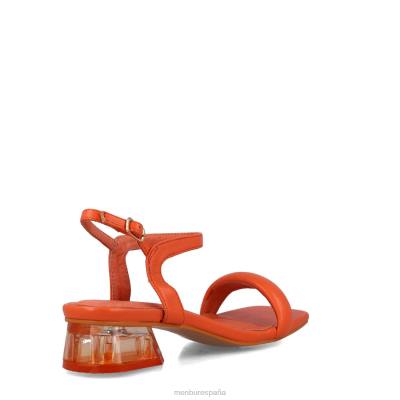 Menbur mujer microscopio 204L2830 sandalias naranja