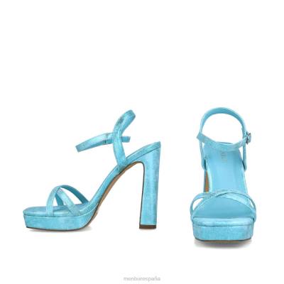 Menbur mujer mirfak 204L2627 sandalias azul claro