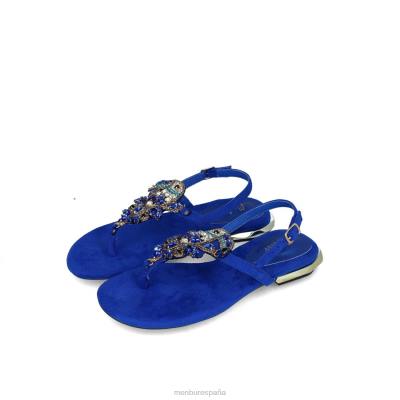 Menbur mujer normae 204L2615 sandalias azul medio