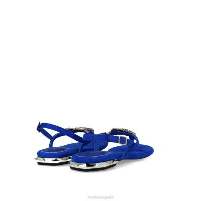 Menbur mujer normae 204L2615 sandalias azul medio