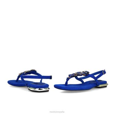 Menbur mujer normae 204L2615 sandalias azul medio