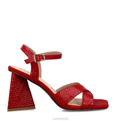 Menbur mujer octanos 204L2768 sandalias rojo