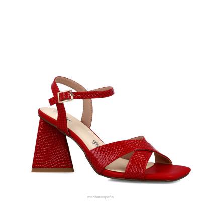 Menbur mujer octanos 204L2768 sandalias rojo