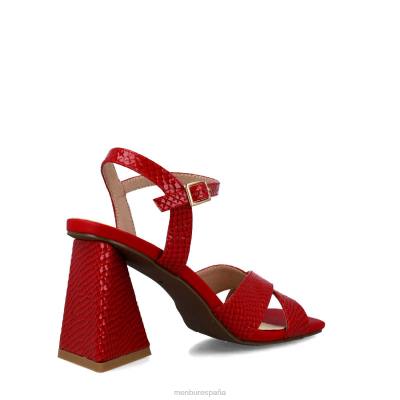 Menbur mujer octanos 204L2768 sandalias rojo