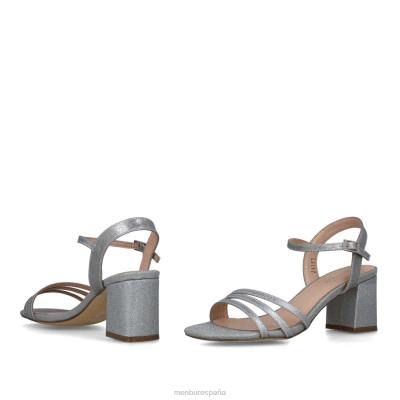 Menbur mujer octantis 204L2666 sandalias plata