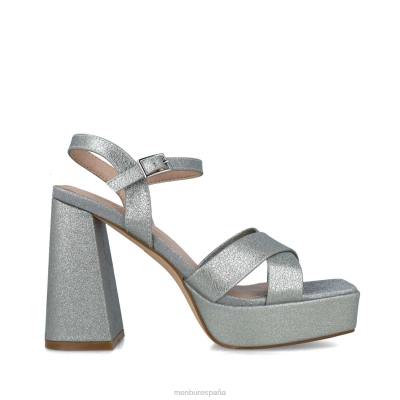 Menbur mujer octantis 204L2718 sandalias plata