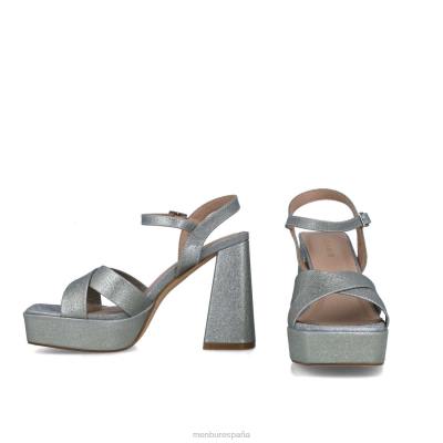 Menbur mujer octantis 204L2718 sandalias plata