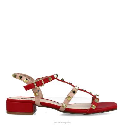 Menbur mujer ofiuco 204L2660 sandalias rojo