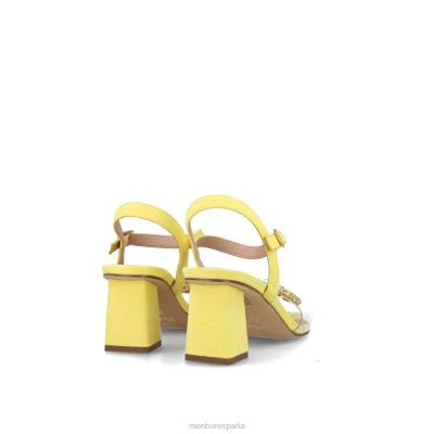 Menbur mujer pavo 204L122 sandalias amarillo