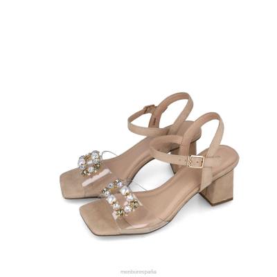 Menbur mujer pavo 204L2816 sandalias beige