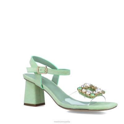 Menbur mujer pavo 204L2817 sandalias verde