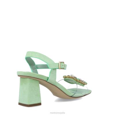 Menbur mujer pavo 204L2817 sandalias verde