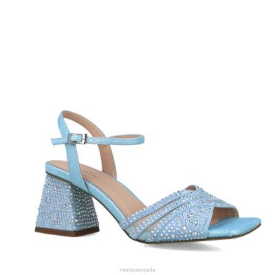 Menbur mujer sagitario 204L2873 sandalias azul claro