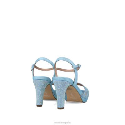 Menbur mujer sagitario 204L2877 sandalias azul claro