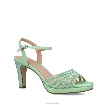 Menbur mujer sagitario 204L2878 sandalias verde