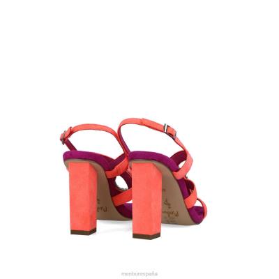 Menbur mujer sagitario 204L2892 sandalias coral