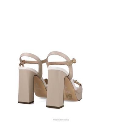 Menbur mujer serpentario 204L2629 sandalias beige