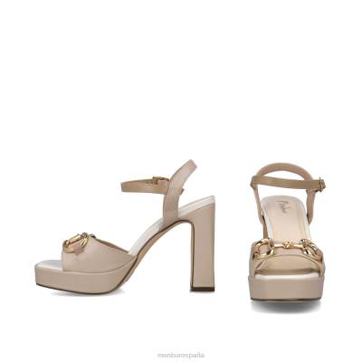 Menbur mujer serpentario 204L2629 sandalias beige