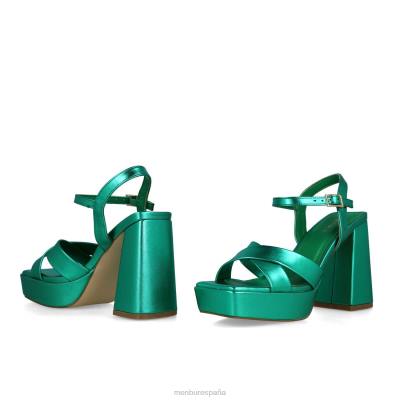 Menbur mujer triangulo 204L2632 sandalias verde