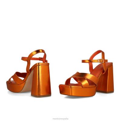 Menbur mujer triangulo 204L50 sandalias naranja