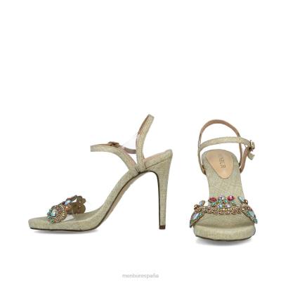 Menbur mujer Atlanta 204L4911 tacones altos beige