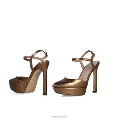 Menbur mujer Australia 204L3728 tacones altos bronce