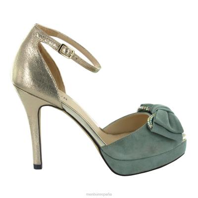 Menbur mujer C. luna 204L4675 tacones altos azul claro