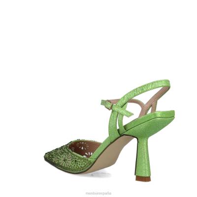 Menbur mujer Can Menor 204L3757 tacones altos verde