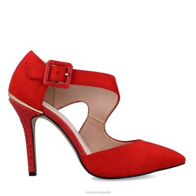 Menbur mujer Creta 204L5413 tacones altos rojo